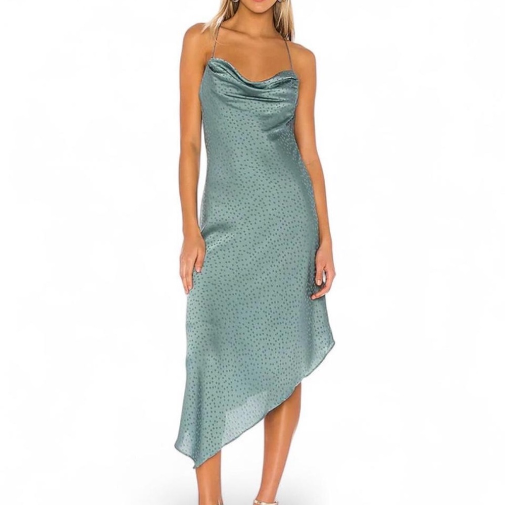 Lovers + Friends Waldo Maxi Dress In Pacific Blue Size Small Excellent Color